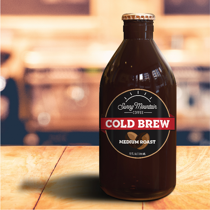 Sunny Mountain cold Brew Label