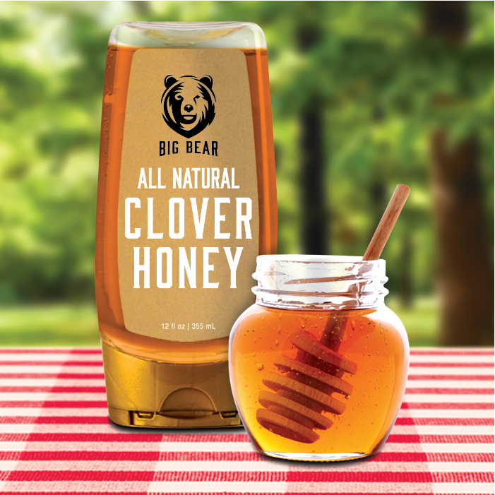 Big Bear Honey Label