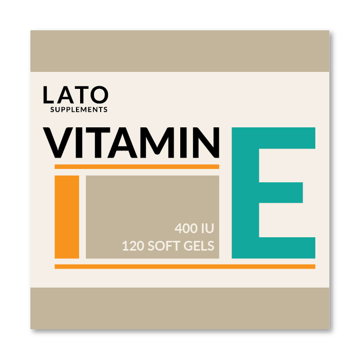 Vitamin E Label